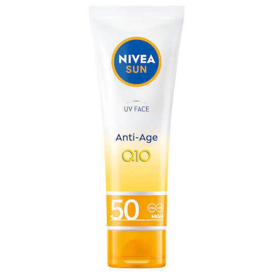 Nivea Anti Age Q10 Крем для обличчя проти сонця SPF50 50 мл: ціни та характеристики