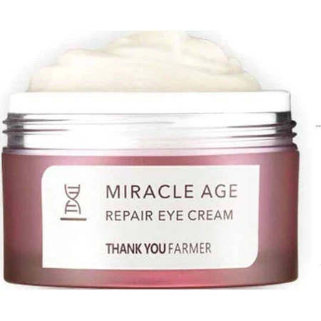 Зволожуючий та омолоджуючий крем для повік проти темних кіл Thank You Farmer Miracle Age 20гр: ціни та характеристики