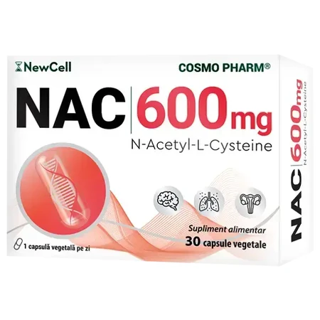 Космофарм NAC 600 мг х 30 капсул: ціни та характеристики
