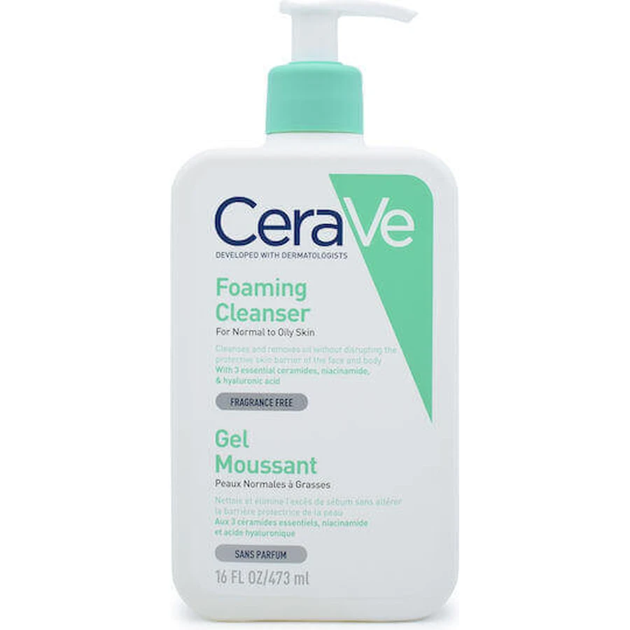 CeraVe Пінний очищуючий гель для обличчя 473 мл: ціни та характеристики