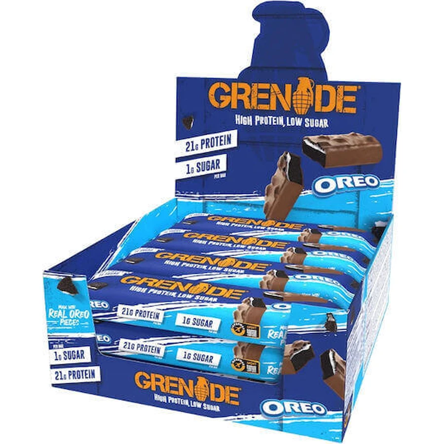 Гранатові вуглеводні батончики Killa з 18,3% білка та смаком Oreo 12x60гр: ціни та характеристики