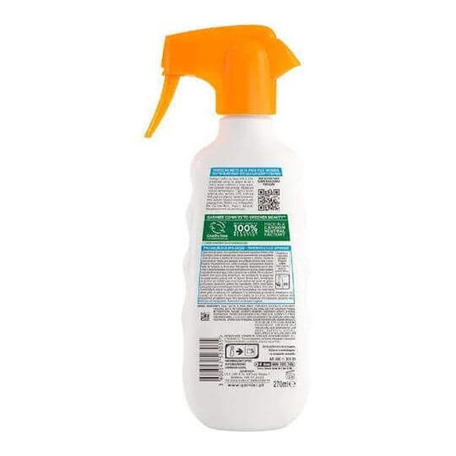Garnier Ambre Solaire Sensitive Advanced Ceramide Protect Гіпоалергенний сонцезахисний крем для тіла SPF50 спрей 270мл: ціни та характеристики