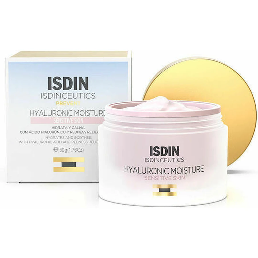 Isdin Prevent Hyaluronic Зволожуючий крем для обличчя з гіалуроновою кислотою 50гр: ціни та характеристики
