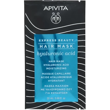 Apivita Express Beauty Увлажняющая маска для волос с гиалуроновой кислотой 20 мл: цены и характеристики