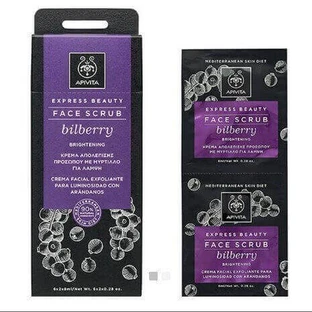 Apivita Express Beauty Скраб для обличчя з чорницею 16 мл