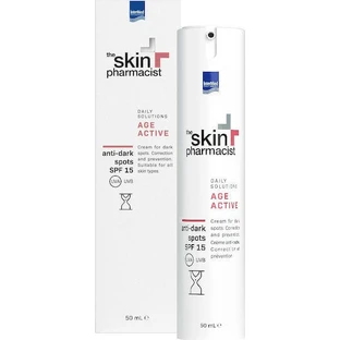 InterMed Skin Pharmacist Age Active Face Cream with SPF15 Против пигментных пятен с гиалуроновой кислотой и коллагеном 50 мл