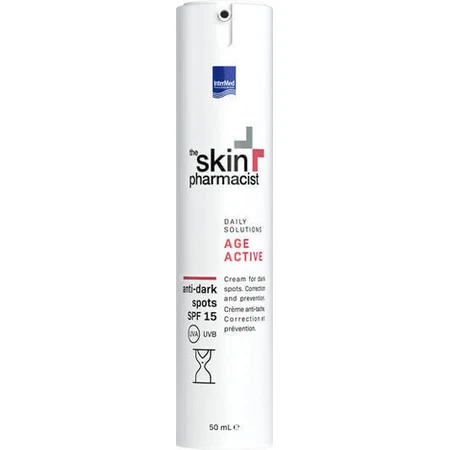 InterMed Skin Pharmacist Age Active Face Cream with SPF15 Против пигментных пятен с гиалуроновой кислотой и коллагеном 50 мл: цены и характеристики