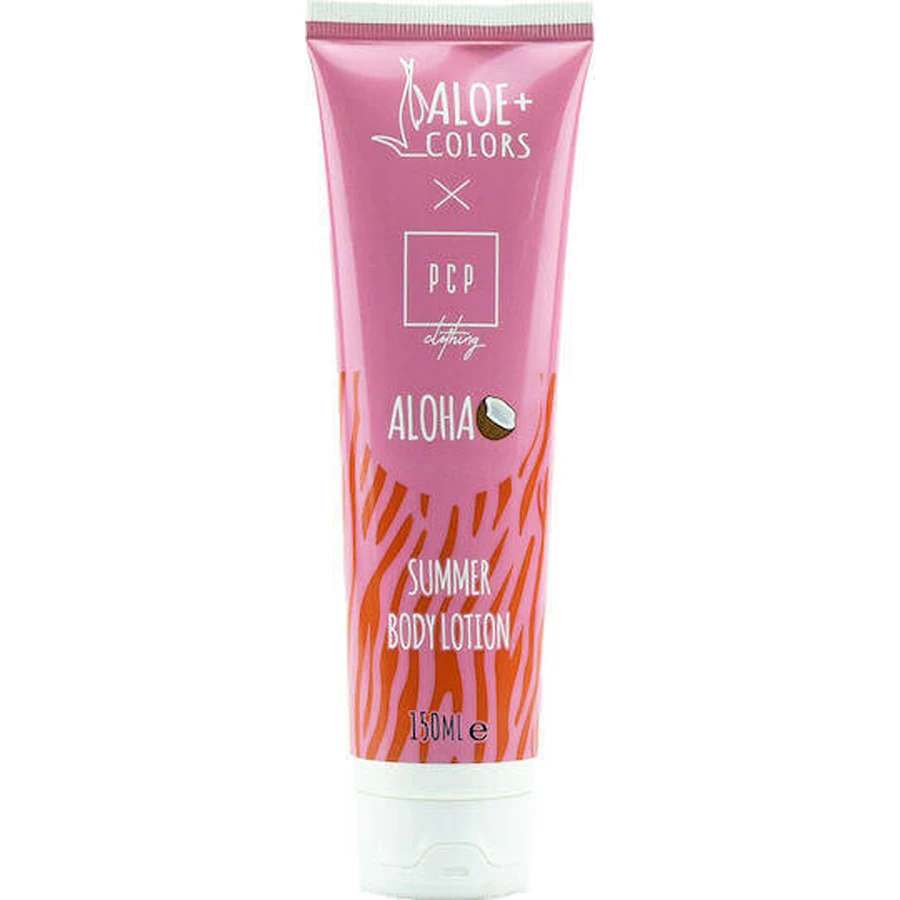 Aloe Colors Aloha Summer Aloe Vera & Vanilla Увлажняющий лосьон с ароматом алоэ вера и ванили для сухой и чувствительной кожи 150 мл: цены и характеристики