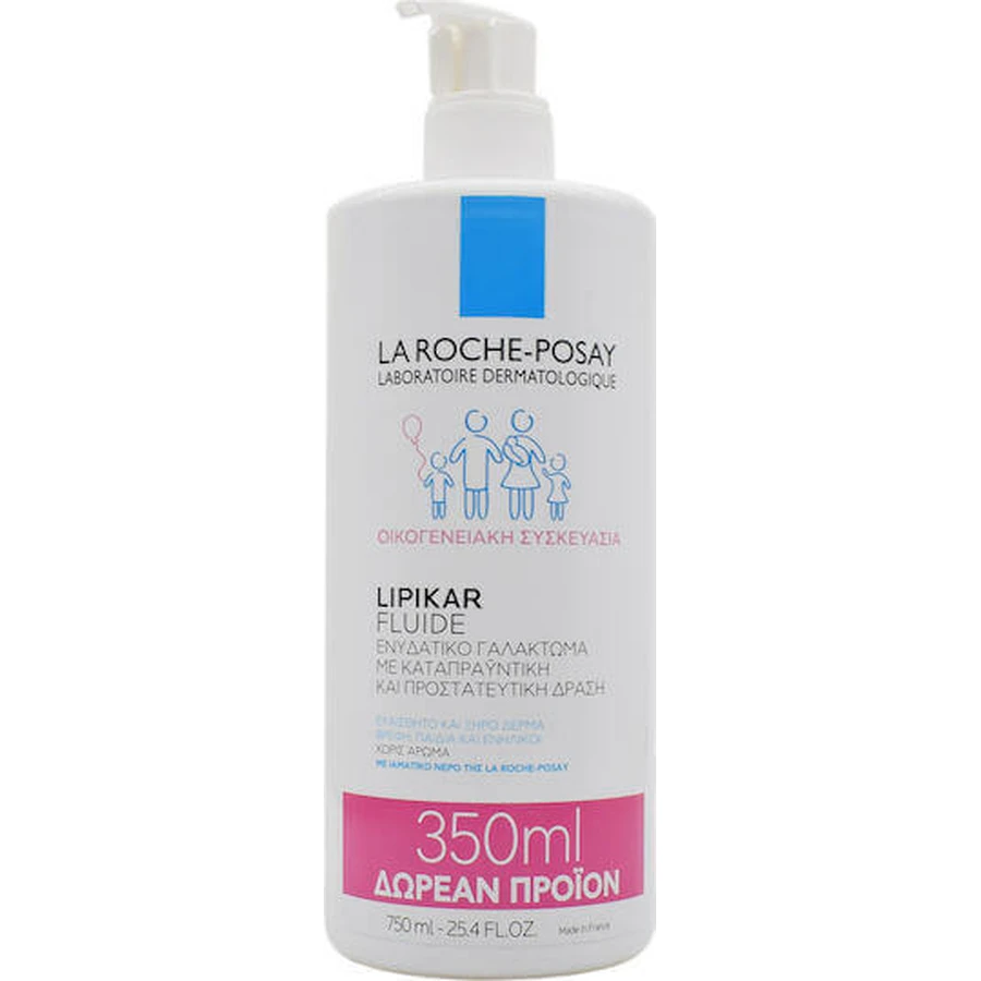 La Roche Posay Lipikar Fluide Moisturising відновлюючий зволожуючий крем для сухої та чутливої шкіри 750мл: ціни та характеристики