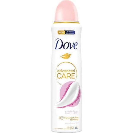 Дезодорант-спрей Dove Advanced Care Soft Feel 150 мл: ціни та характеристики