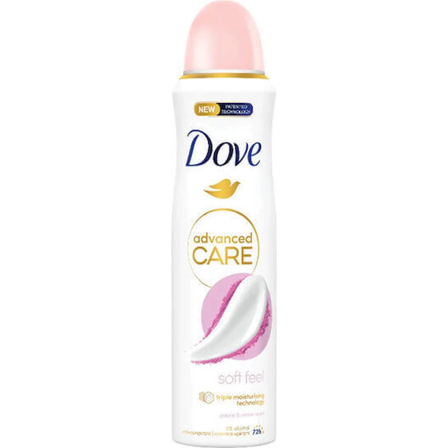 Дезодорант-спрей Dove Advanced Care Soft Feel 150 мл: ціни та характеристики