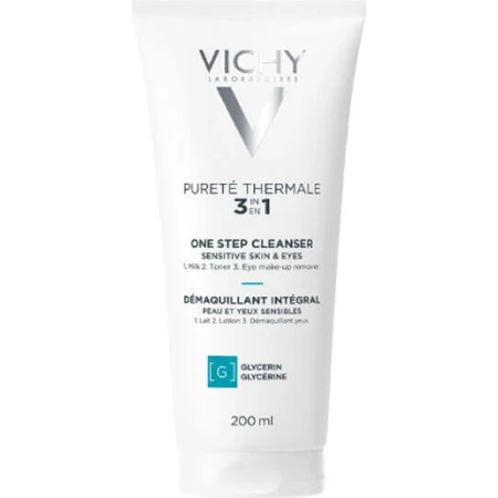 Vichy Purete Thermale 3 в 1 Емульсія для зняття макіяжу з обличчя та очей 200 мл: ціни та характеристики