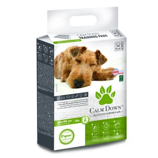 M-Pets Calm Down Travelling & Home Pads Одноразові пелюшки для подорожей із заспокійливим атрактантом, 90х60 см / 10 шт.