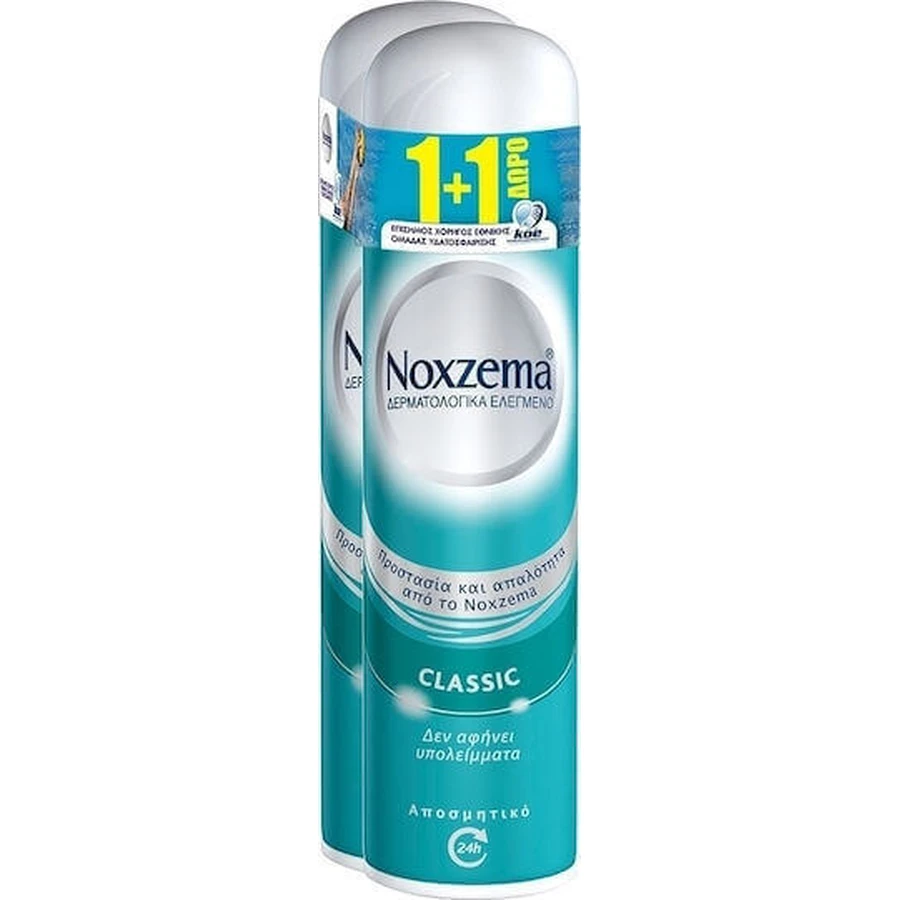 Дезодорант-спрей Noxzema Classic 24 години 2х150мл: ціни та характеристики