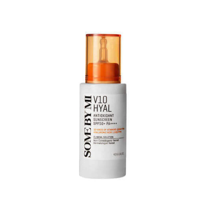 Some By Mi V10 HYAL Солнцезащитный крем для лица и тела SPF50+ 40гр: цены и характеристики
