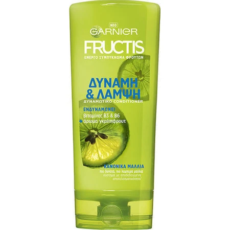 Зволожуючий кондиціонер Garnier Fructis Сила та блиск для всіх типів волосся 200 мл: ціни та характеристики