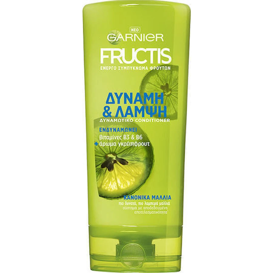 Зволожуючий кондиціонер Garnier Fructis Сила та блиск для всіх типів волосся 200 мл: ціни та характеристики