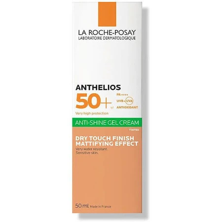 La Roche Posay Anthelios XL Dry Touch Анти-блиск водостійкий гель для обличчя з пігментом SPF50 50 мл: ціни та характеристики