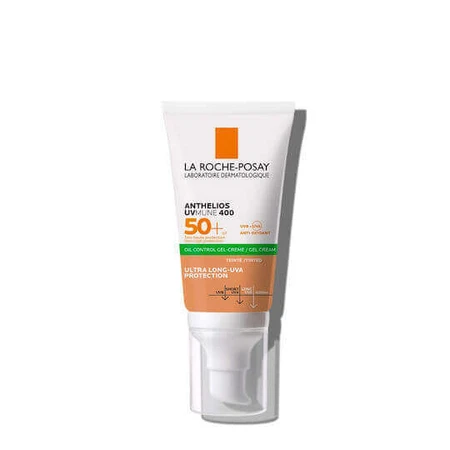 La Roche Posay Anthelios XL Dry Touch Анти-блиск водостійкий гель для обличчя з пігментом SPF50 50 мл: ціни та характеристики