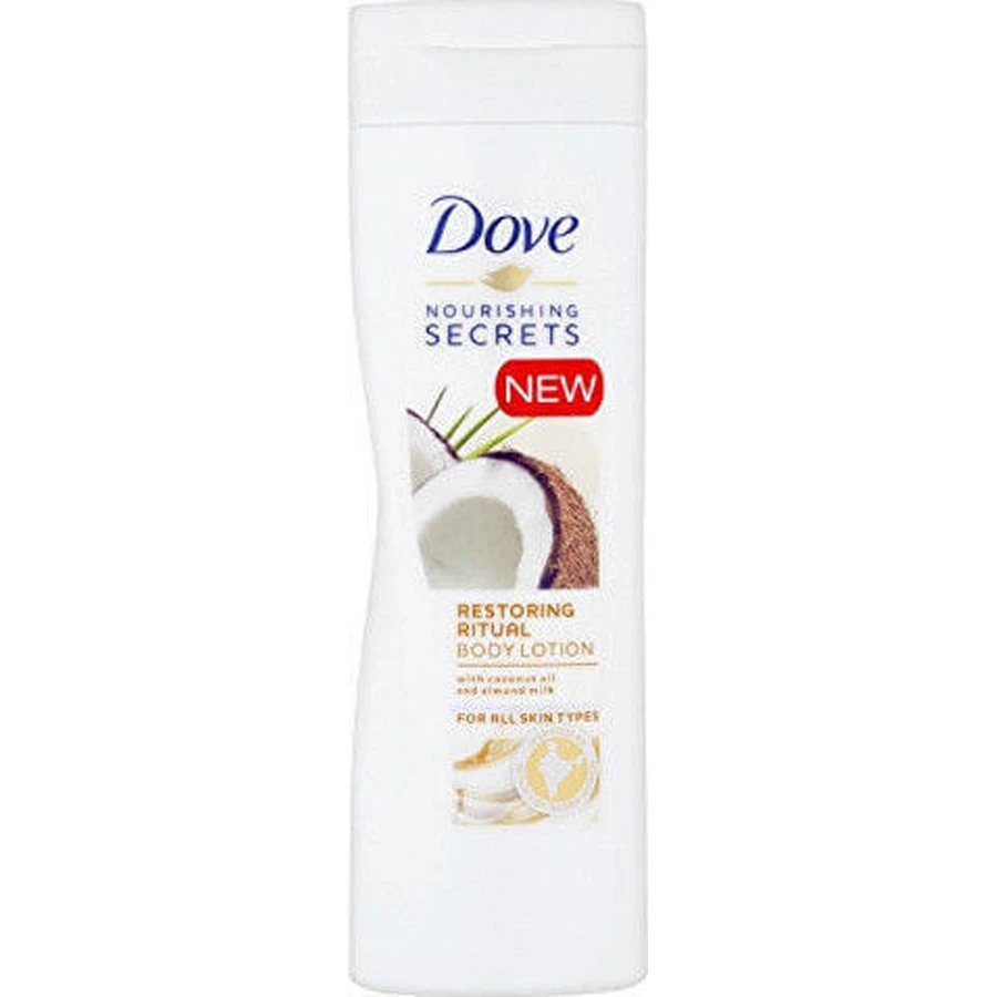 Dove Nourishing Secrets Restoring Ritual Увлажняющий лосьон для тела с ароматом кокоса для сухой кожи 400 мл: цены и характеристики
