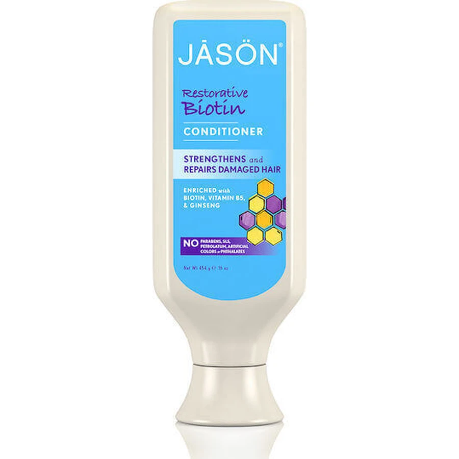 Jason Restorative Biotin Біотиновий кондиціонер для зміцнення та реконструкції/живлення для всіх типів волосся 473 гр 473 мл: ціни та характеристики