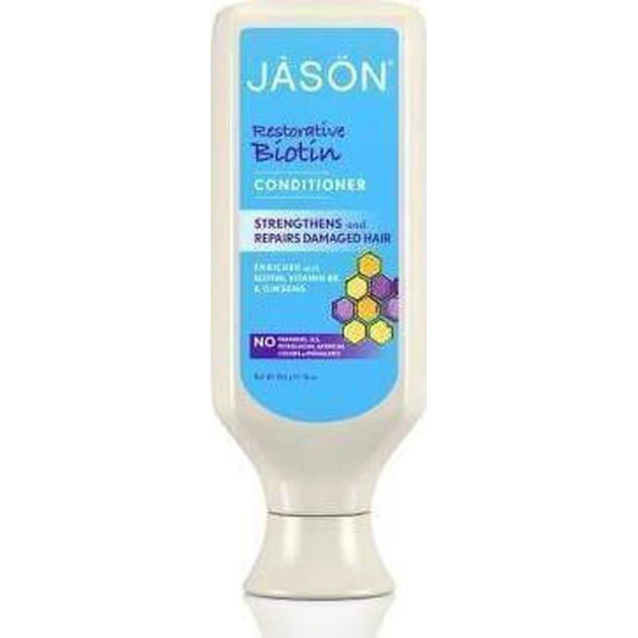 Jason Restorative Biotin Біотиновий кондиціонер для зміцнення та реконструкції/живлення для всіх типів волосся 473 гр 473 мл: ціни та характеристики