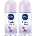 Nivea Fresh Cherry Дезодорант 48ч ролл-он 2х50мл: цены и характеристики