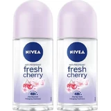 Дезодорант Nivea Fresh Cherry Дезодорант-рулон 48 год 2х50мл