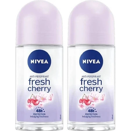 Nivea Fresh Cherry Дезодорант 48ч ролл-он 2х50мл: цены и характеристики