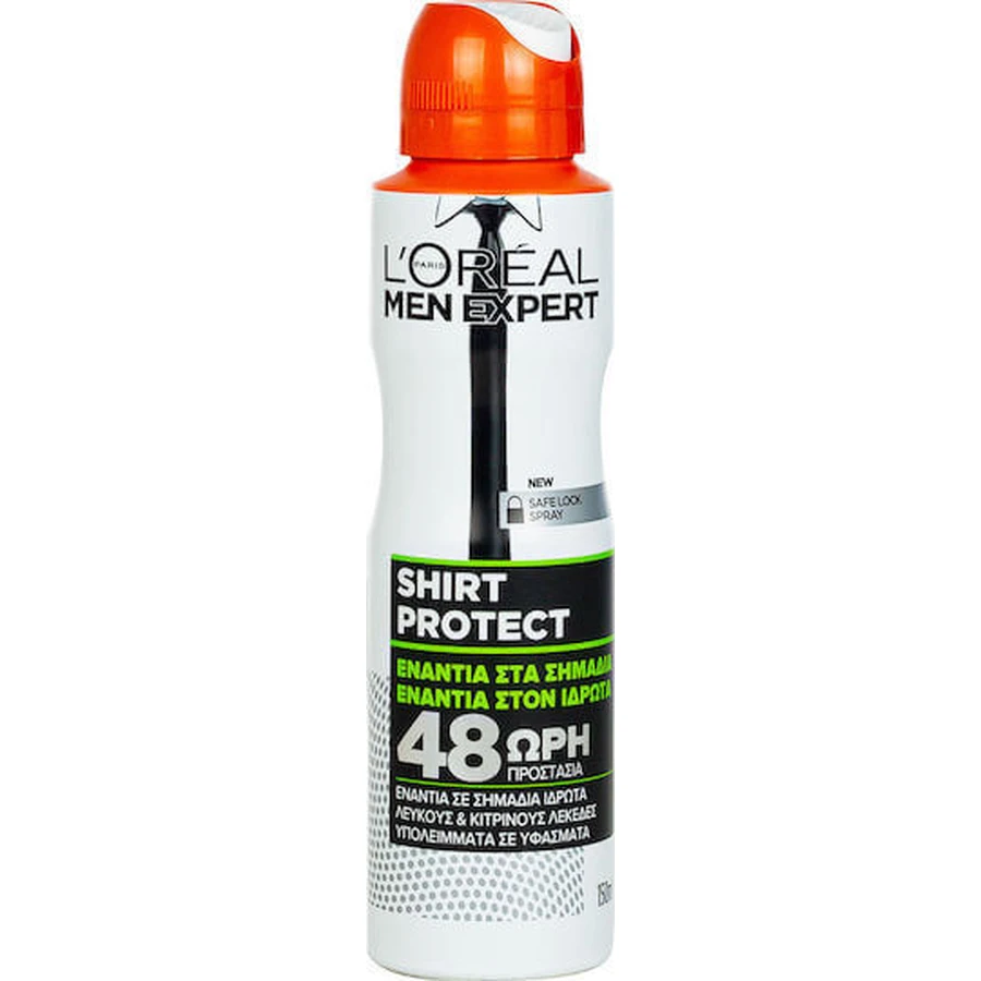 Дезодорант-спрей L'Oreal Paris Men Expert Shirt Protect Дезодорант-сорочка 48 год 150 мл: ціни та характеристики