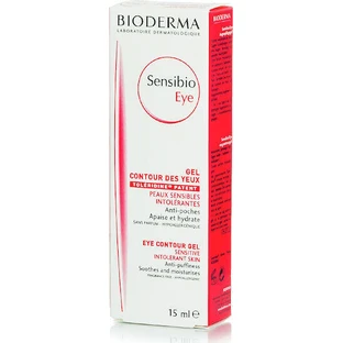 Bioderma Sensibio Зволожуючий гель для повік з гіалуроновою кислотою для чутливої шкіри 15мл