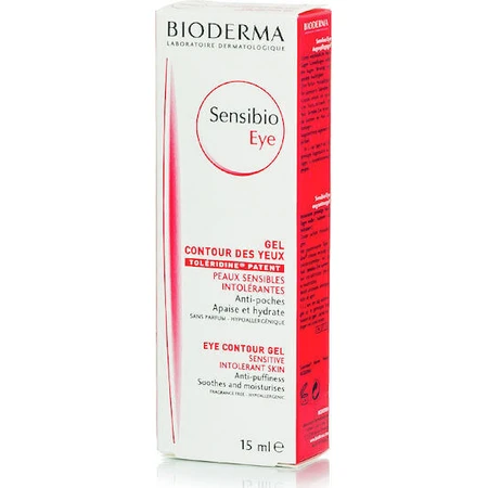 Bioderma Sensibio Зволожуючий гель для повік з гіалуроновою кислотою для чутливої шкіри 15мл: ціни та характеристики