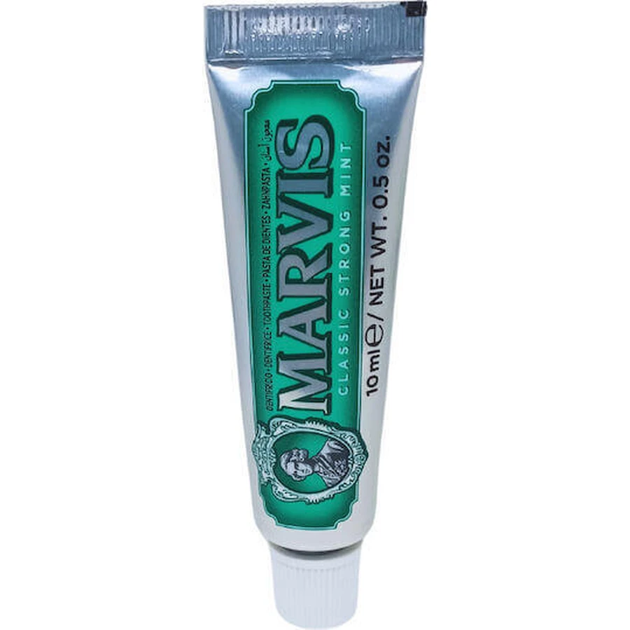 Marvis Classic Strong Mint Зубная паста против гингивита, зубного налета и кариеса 10 мл: цены и характеристики