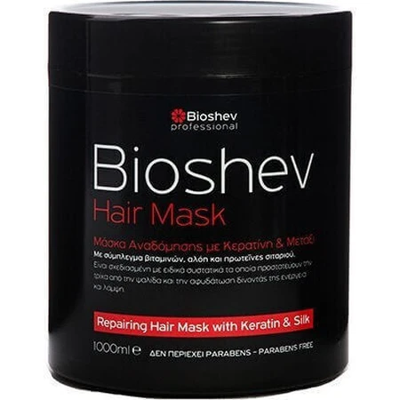 Bioshev Professional Repair Keratin & Silk Восстанавливающая маска для волос 1000 мл: цены и характеристики