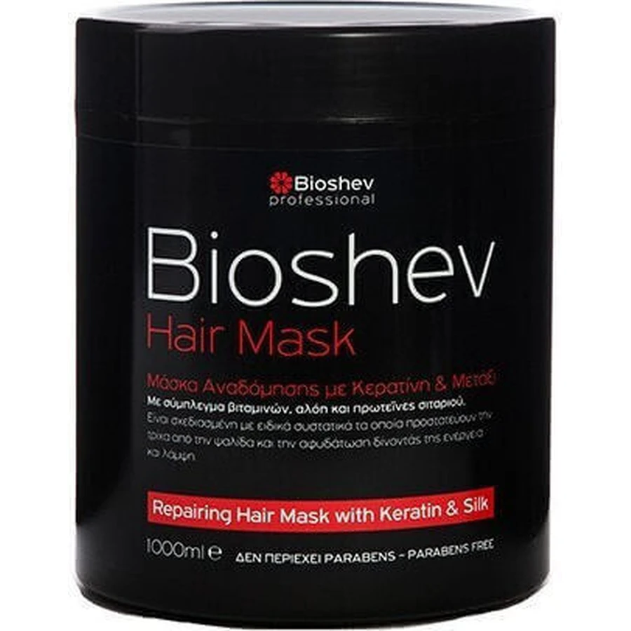Bioshev Professional Repair Keratin & Silk Восстанавливающая маска для волос 1000 мл: цены и характеристики