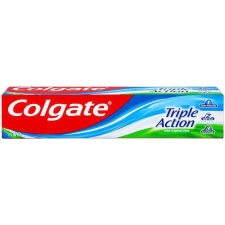 Зубная паста тройного действия Colgate 75 мл: цены и характеристики