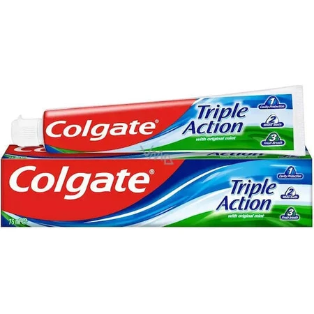 Зубная паста тройного действия Colgate 75 мл: цены и характеристики