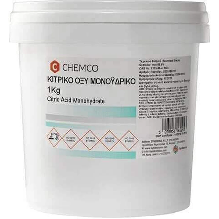 Chemco Citric Acid Кислота лимонна моногідрат 1000гр: ціни та характеристики