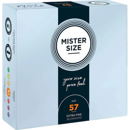 Mister Size Prezervatives Extra Fine Size 57mm Large and Thin 36pcs: цены и характеристики