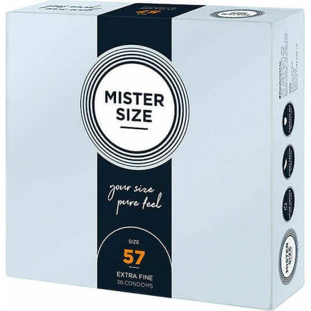 Mister Size Prezervatives Extra Fine Size 57mm Large and Thin 36pcs: цены и характеристики