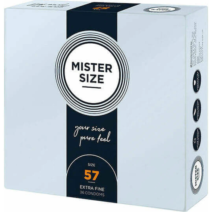 Mister Size Prezervatives Extra Fine Size 57mm Large and Thin 36pcs: цены и характеристики