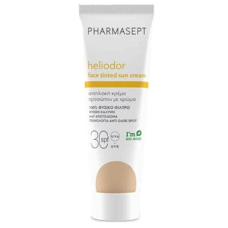 Pharmasept Гелиодор Солнцезащитный крем для лица SPF30 с пигментом 50 мл: цены и характеристики