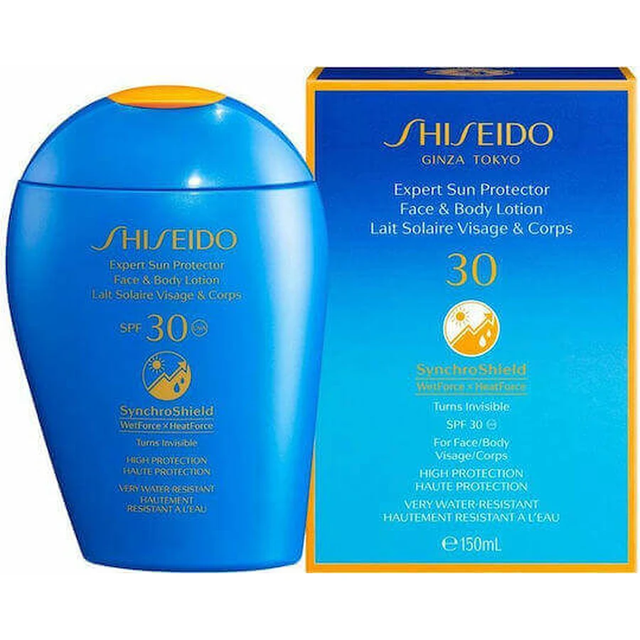 Shiseido Shiseido Expert Sun Protector Водостійкий сонцезахисний лосьйон для обличчя та тіла SPF30 150 мл: ціни та характеристики