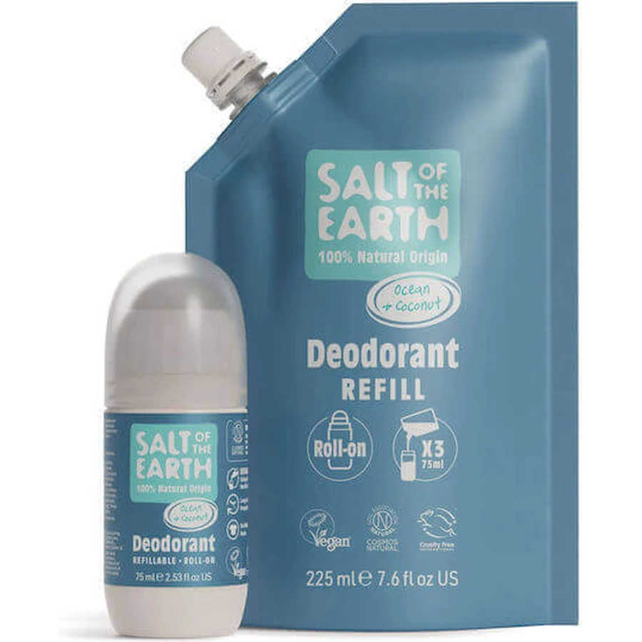 Дезодорант-рулон "Сіль Землі" Salt Earth Дезодорант-рулон 225мл: ціни та характеристики