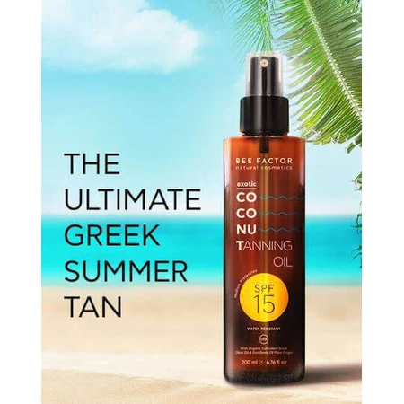 Минеральное солнцезащитное масло для тела SPF15 Bee Factor Exotic Coconut Mineral Sunscreen Body Oil 200 мл: цены и характеристики