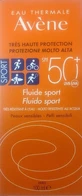 Eau Thermale Avène Fluid Sport Водостойкий солнцезащитный крем для лица и тела SPF50 100 мл