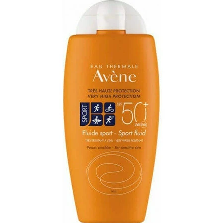 Eau Thermale Avène Fluid Sport Водостійкий сонцезахисний крем для обличчя та тіла SPF50 100 мл: ціни та характеристики
