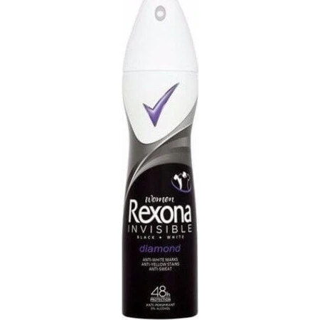 Rexona Women Invisible Black & White Diamond 48h Deodorant Protection 48h Deodorant Spray 150ml: цены и характеристики