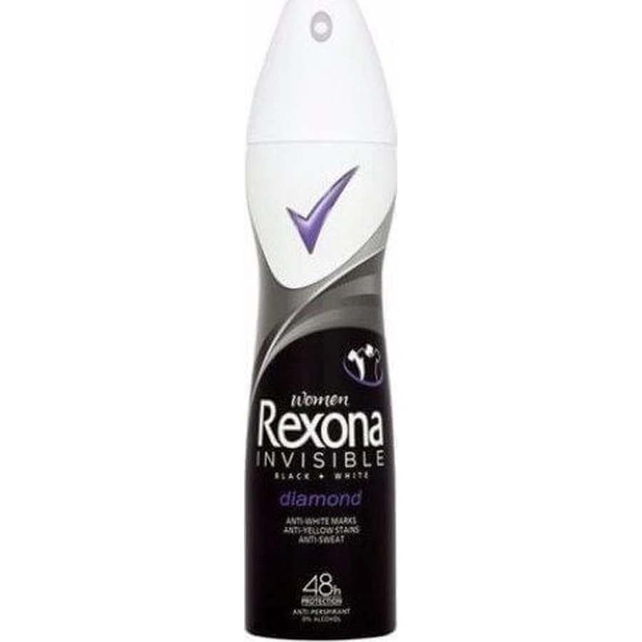 Rexona Women Invisible Black & White Diamond 48h Deodorant Protection 48h Deodorant Spray 150ml: цены и характеристики