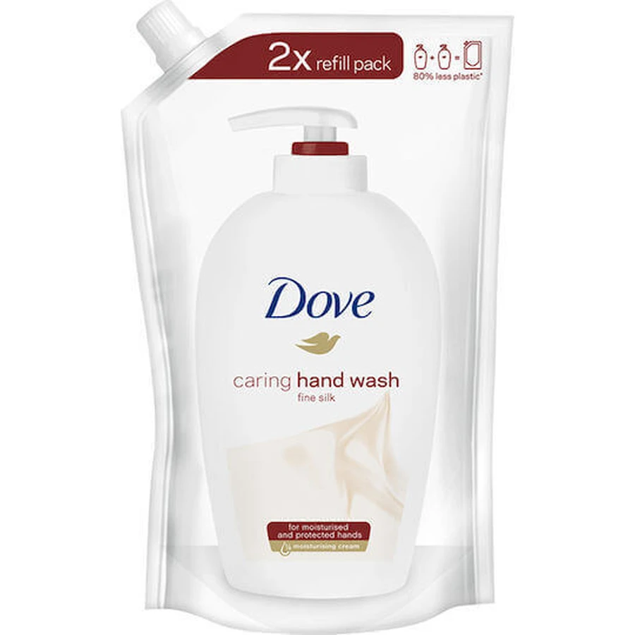 Dove Fine Silk Cream Wash Refill Крем-мыло 500 мл: цены и характеристики